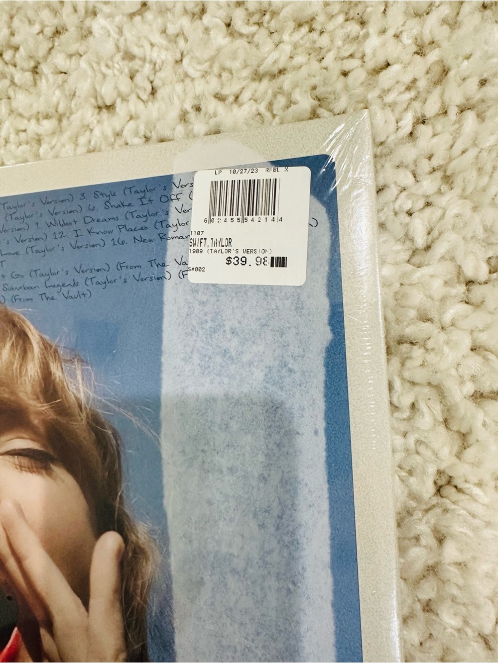 Taylor Swift 1989 Taylor’s Version Crystal Skies Blue Edition Vinyl NWT - Picture 4 of 4
